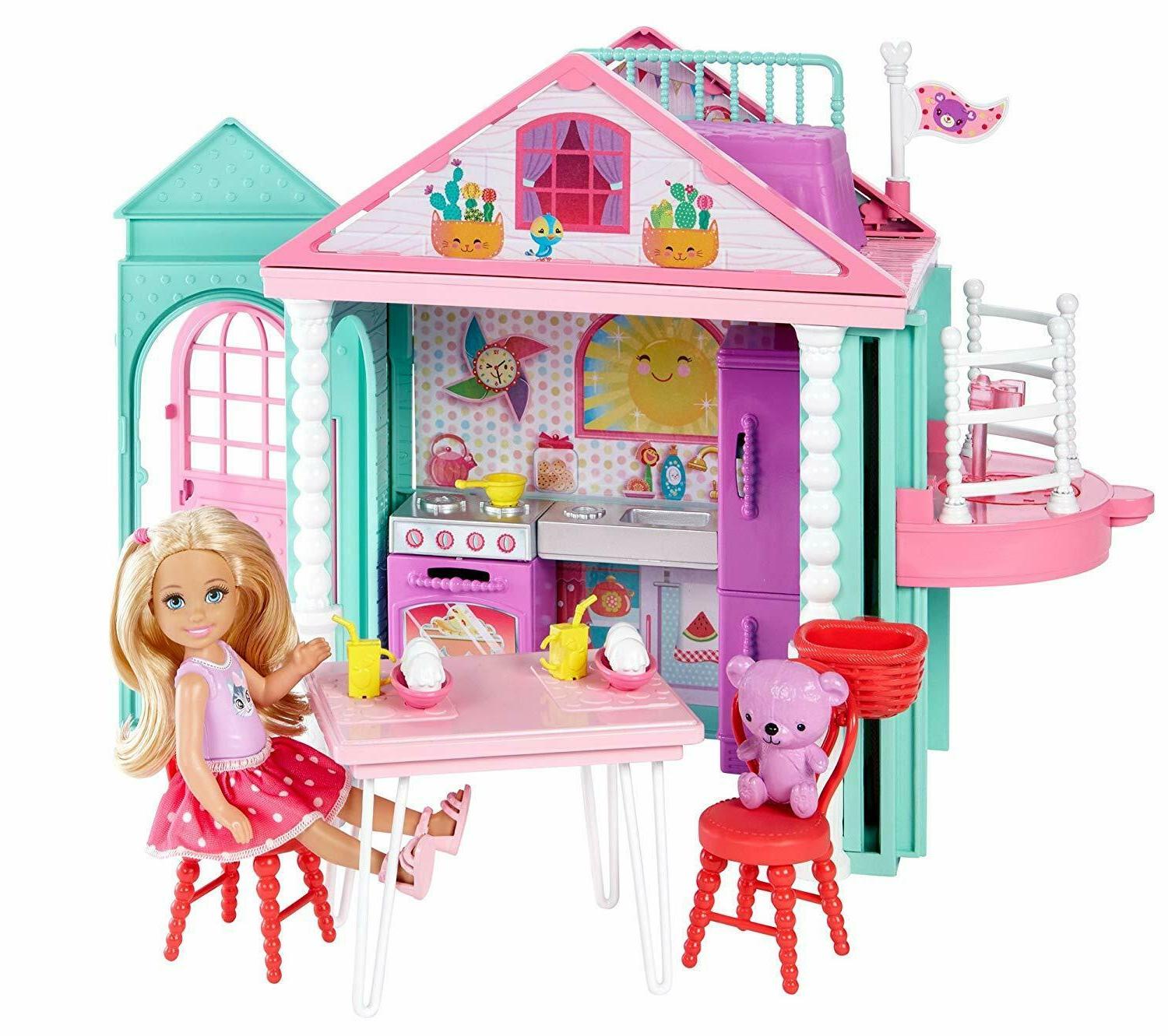 barbie chelsea club playhouse